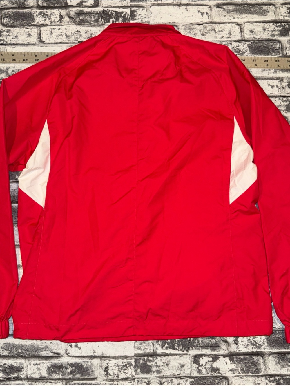 Nike Golf Womens Sz M 8-10 Coral /White Windbreaker *See Pictures* - Picture 9 of 9